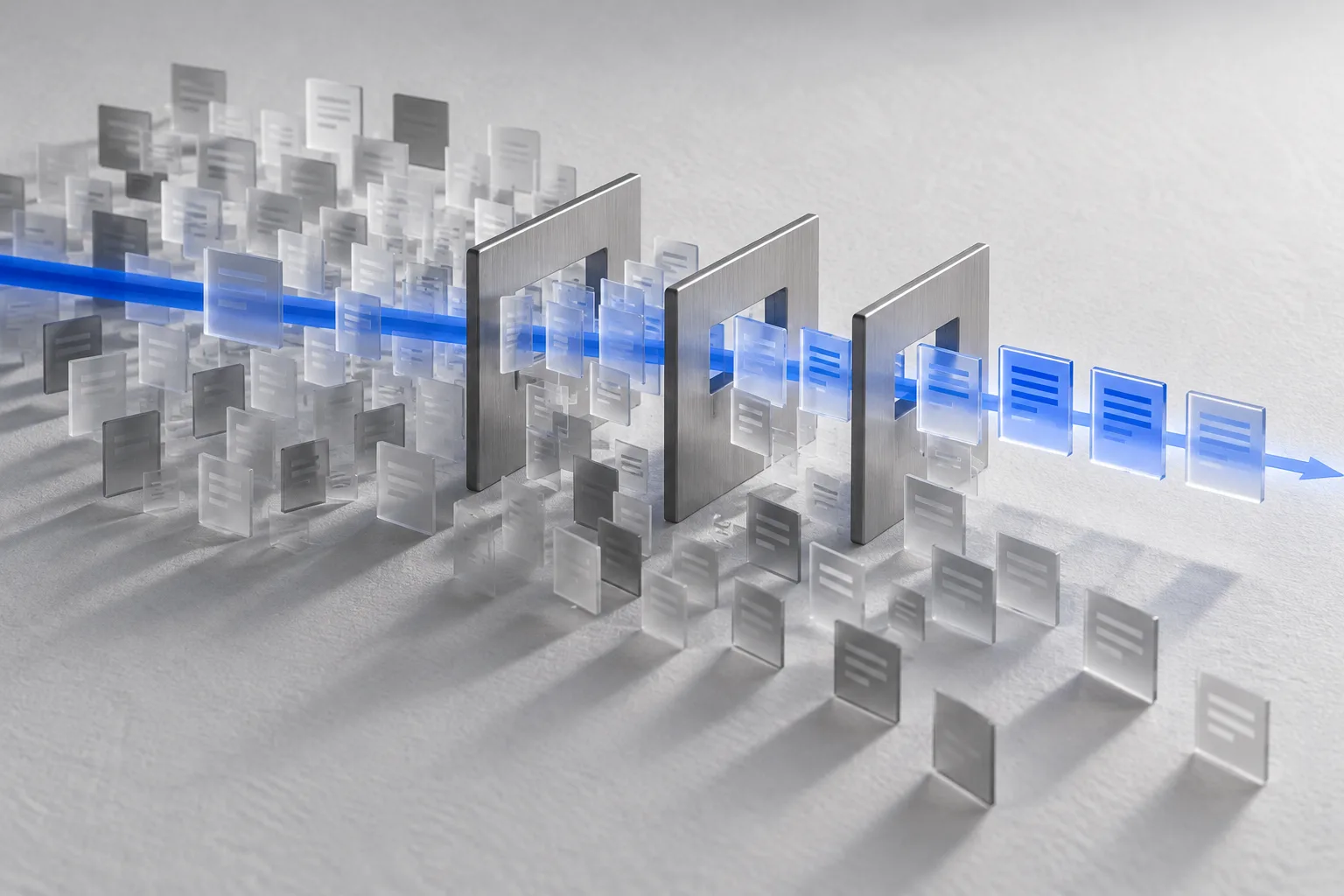 Cobalt query path ranking translucent document tiles through metal gates